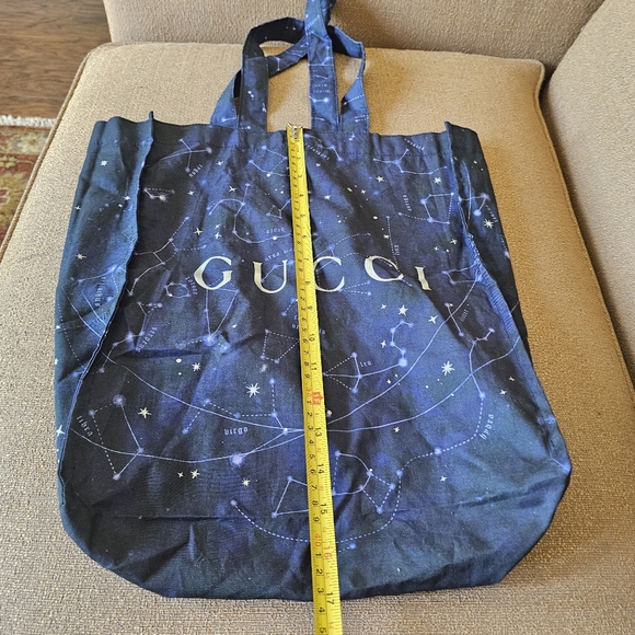 Gucci Natural Linen & Cotton Tote Bags 2piece - Picture 2 of 4